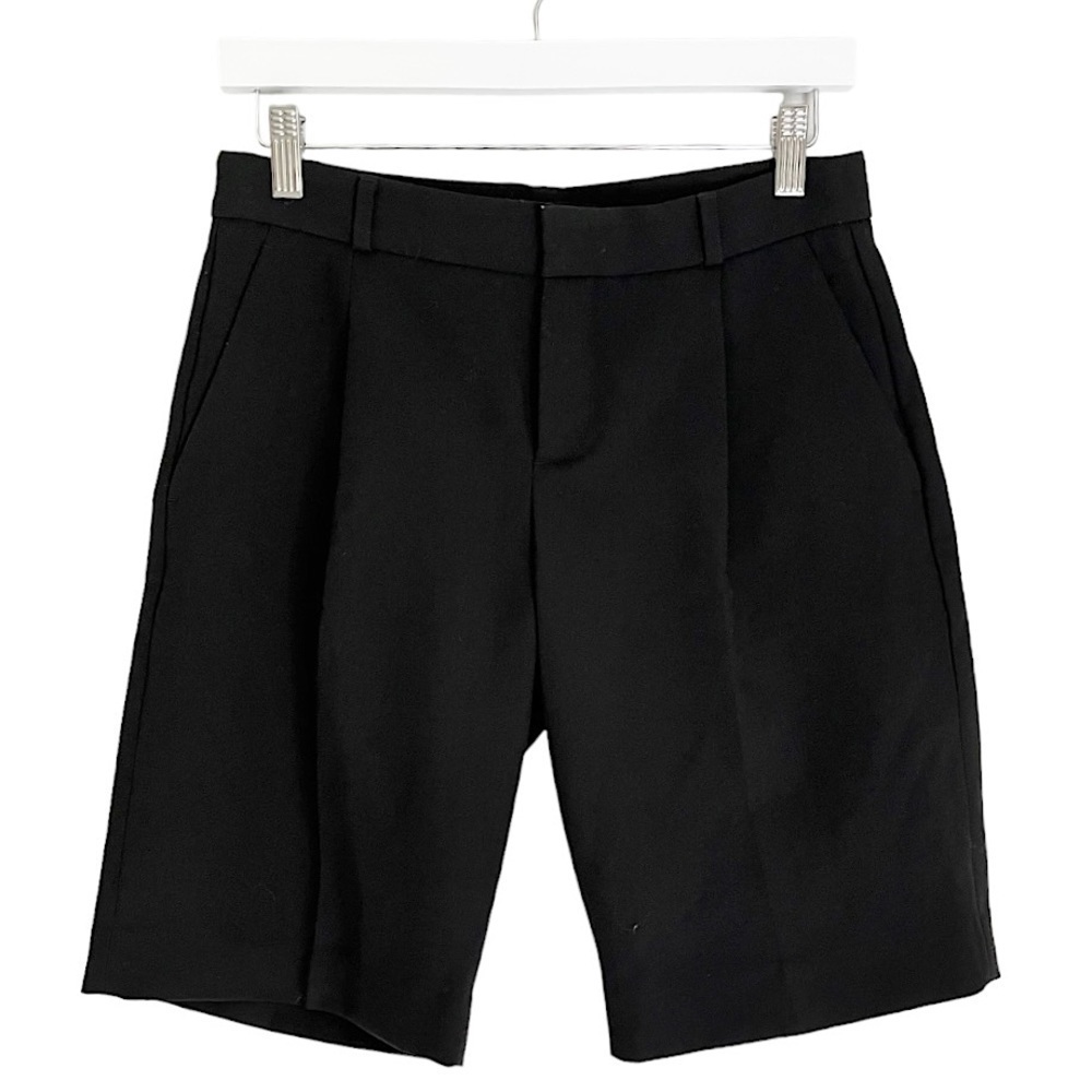 Banana Republic Women’s Pleated Front Shorts in Black Size 0